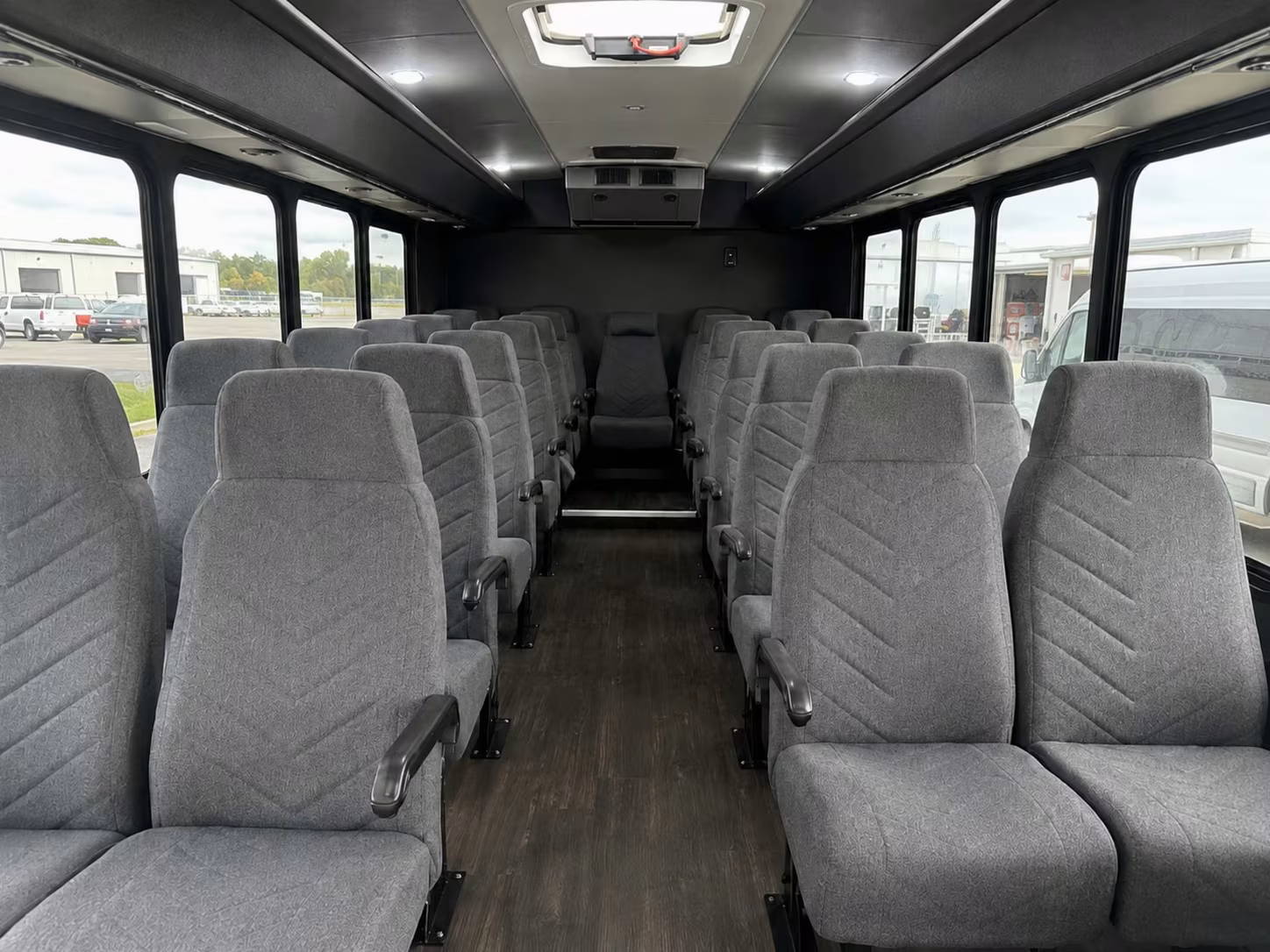 15 passenger minibus inside