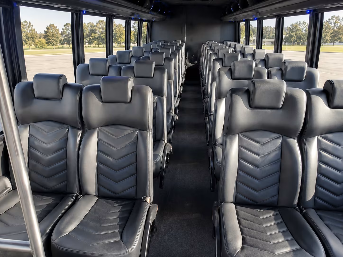 20 passenger minibus interior