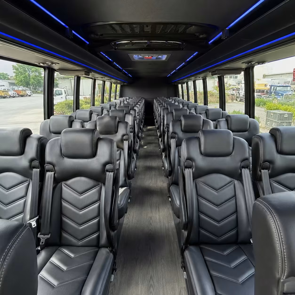 25 passenger minibus inside