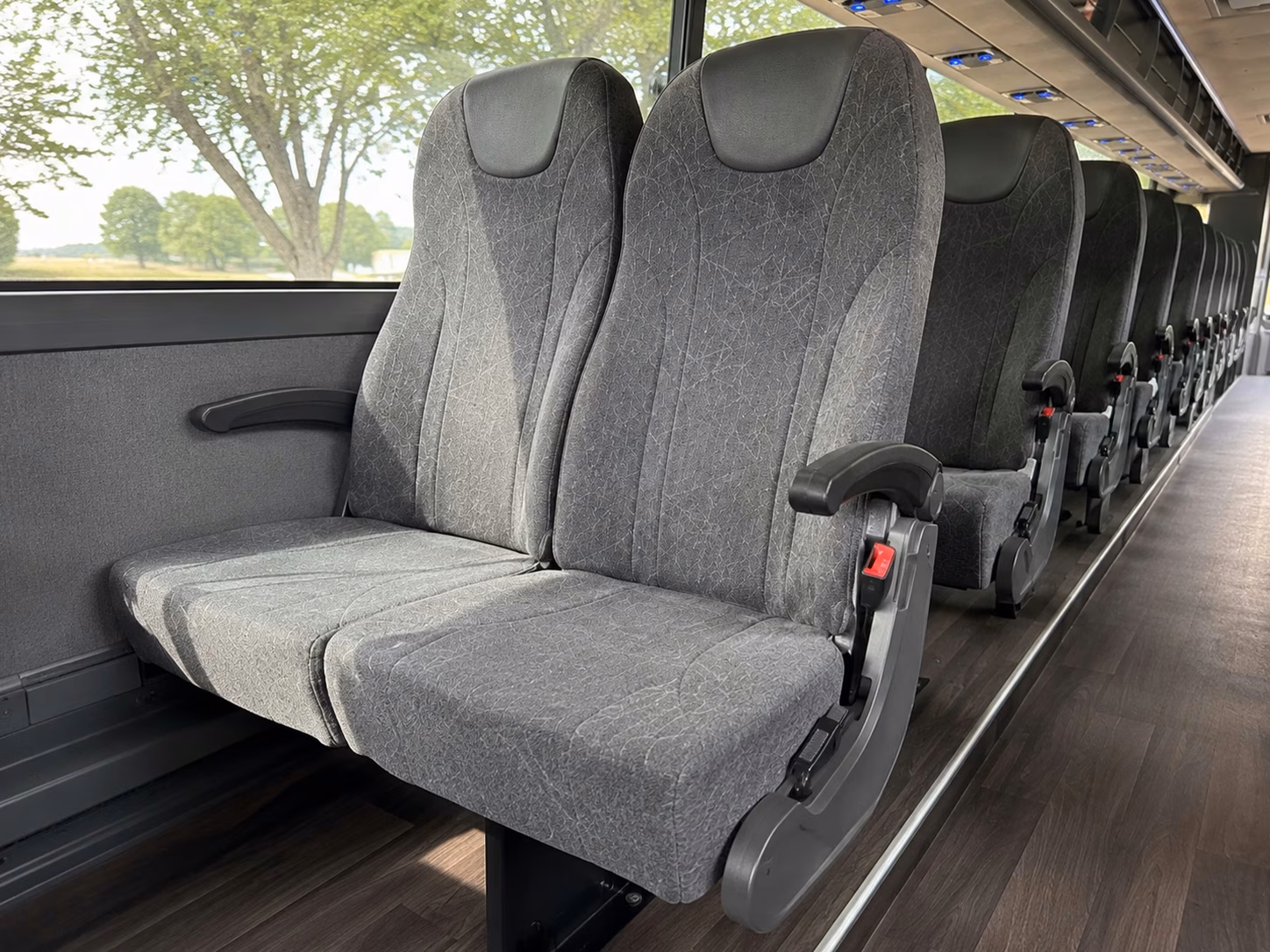 bus type changes the price of a charter bus rental in jurupa valley california