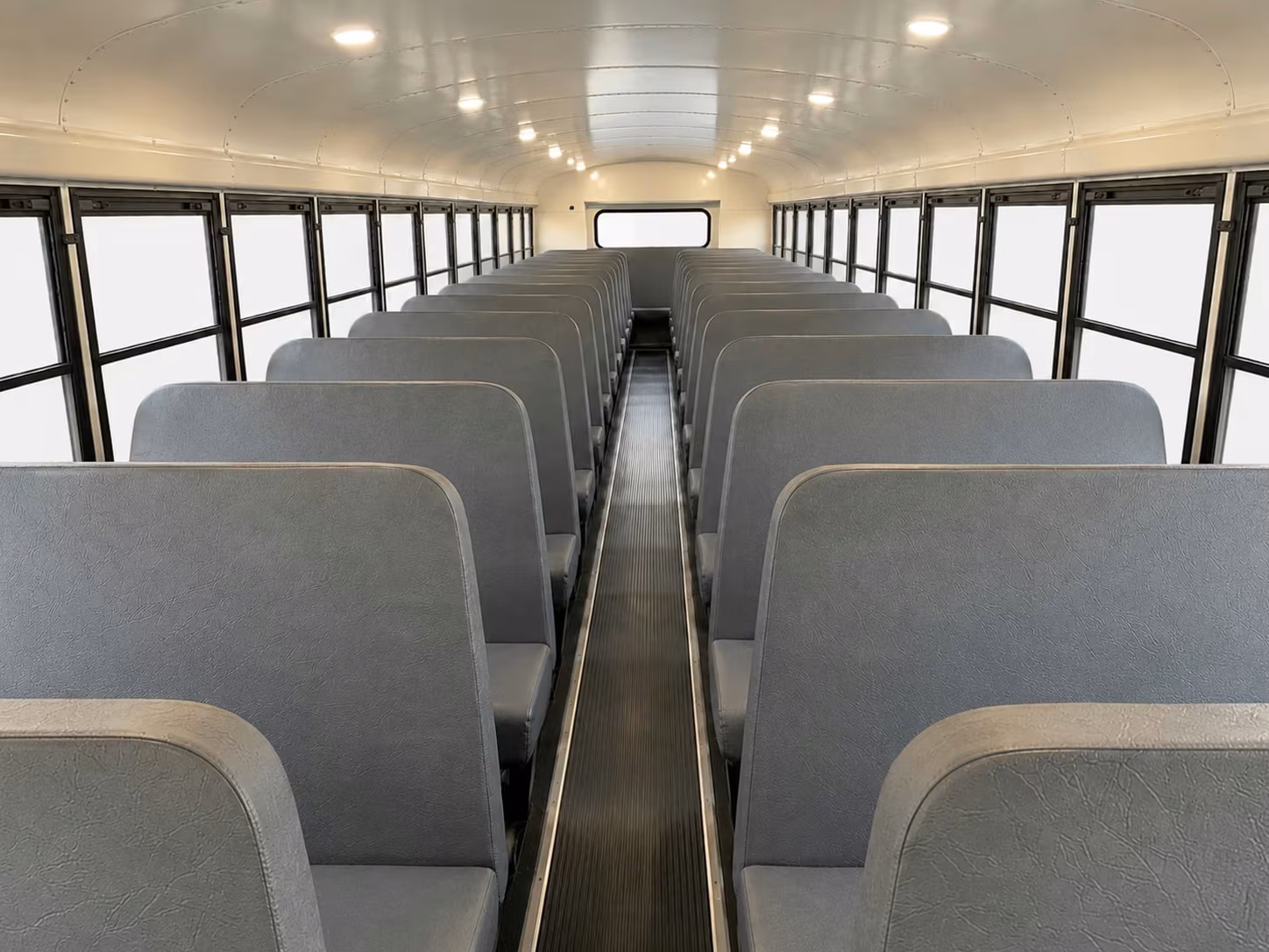 school bus interior