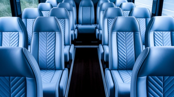 28 passenger minibus interior
