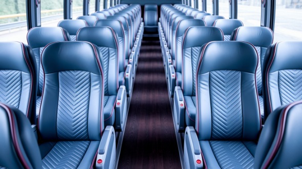 50 passenger charter bus interior