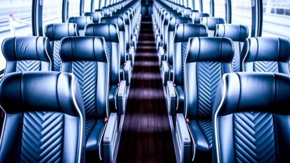 jurupa valley 50 passenger charter bus inside