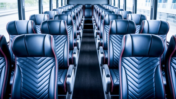 jurupa valley 56 passenger charter bus inside