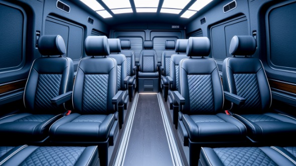 sprinter van with driver interior